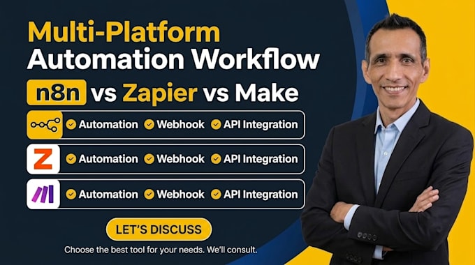 develop saas and ai agents using n8n, make or zapier