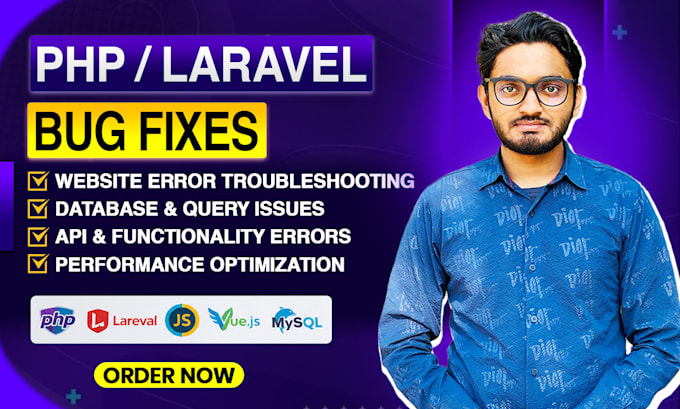 laravel full stack web developer php laravel react nodejs