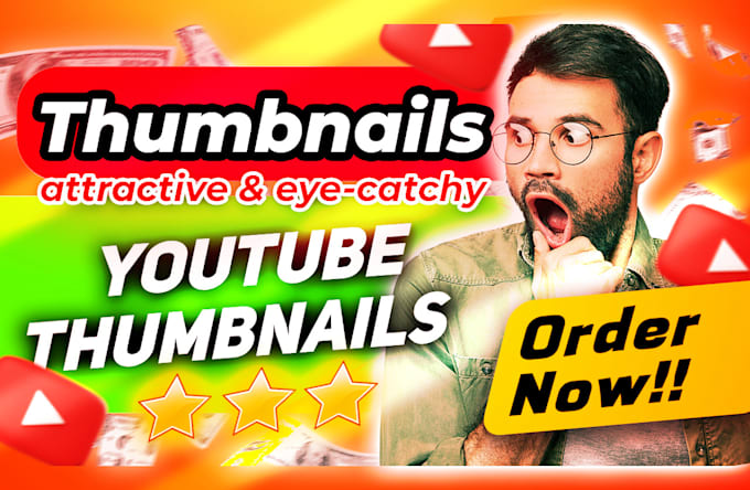 design eye catchy youtube thumbnails for you