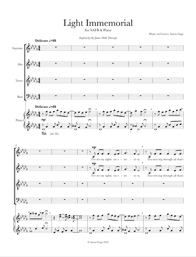 Transcribe, arrange, and publish your sheet music by Acgage Fiverr