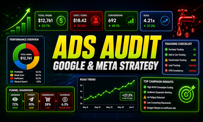 audit your google and meta ads and build a growth strategy