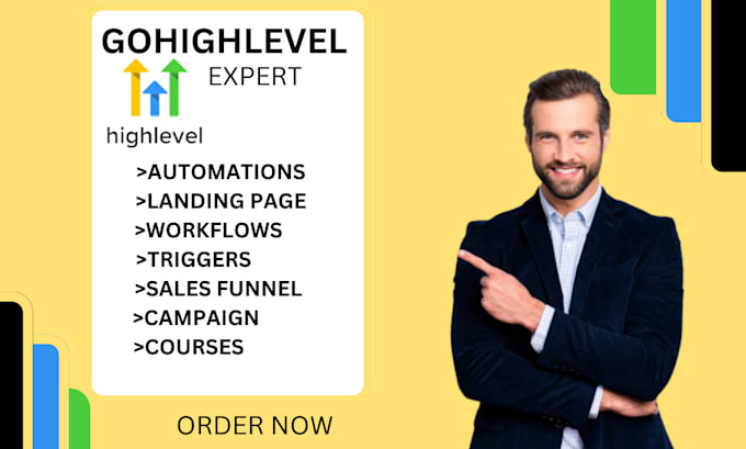 Build exceptional go high level landing page gohighlevel website ghl
