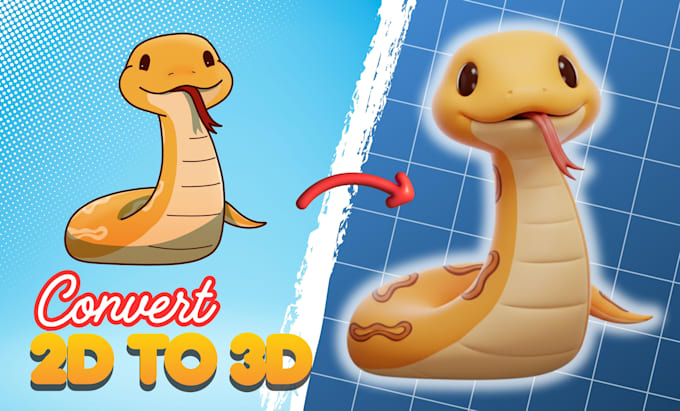 design cute 3d mascot, chibi, cartoon character for brand, game or toy