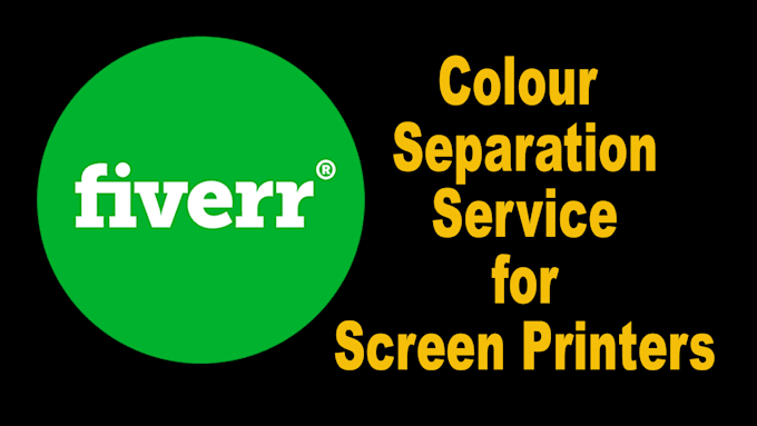 color separate any artworks for screen printing