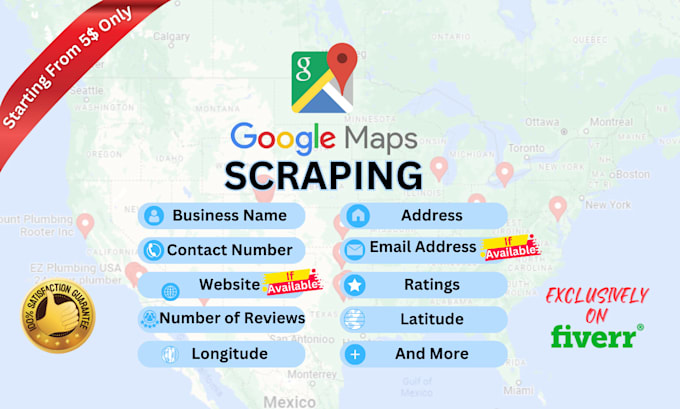 do google map data scraping business leads with email address