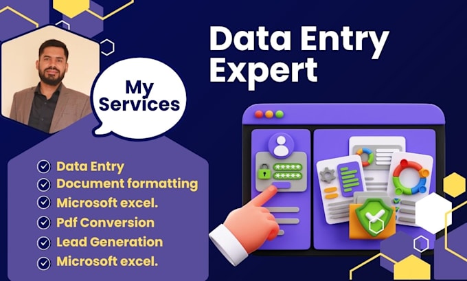 Do data entry typing work job, copy paste, excel data entry by ...