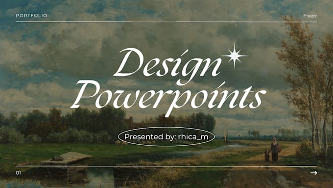 design new ppt or improve your existing powerpoint