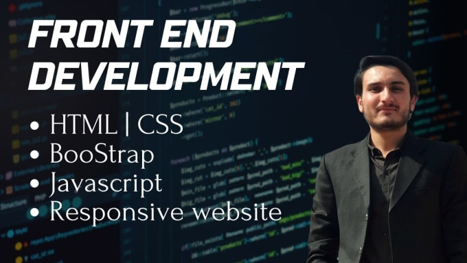 Be your front end web developer, html, css, javascript and bootstrap by ...
