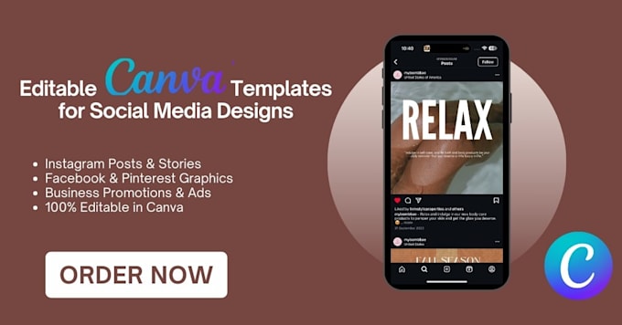 create editable canva templates and instagram post design for an attractive feed