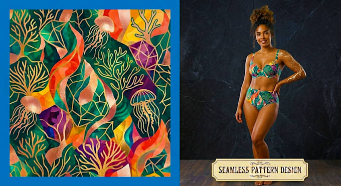 design seamless pattern, textile prints, floral patterns