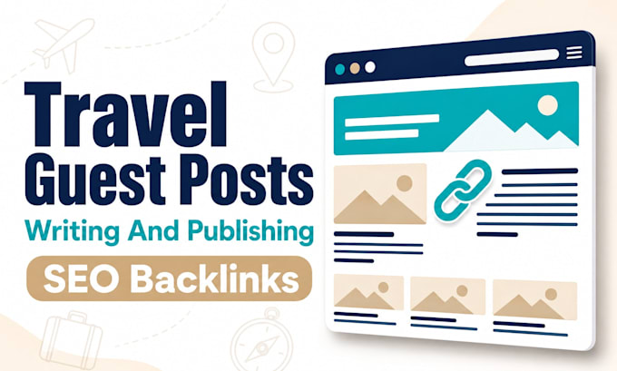 write and publish travel guest post with SEO backlink services