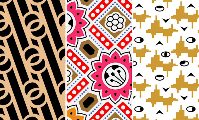 design seamless vector repeat pattern textile art