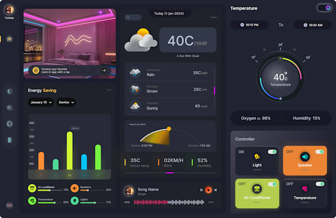 design UI UX of desktop and mobile apps for you