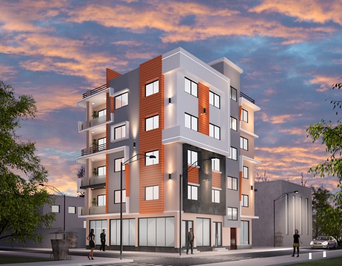 Do realistic 3d exterior and interior model and render images by ...