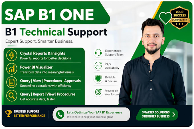 do technical support for sap business one