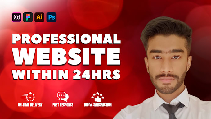 design website with html, css, bootstrap in 24h