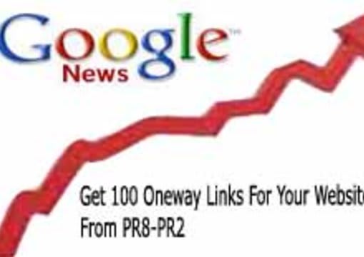 create 100 oneway links for website from pr8 to pr2 with proof
