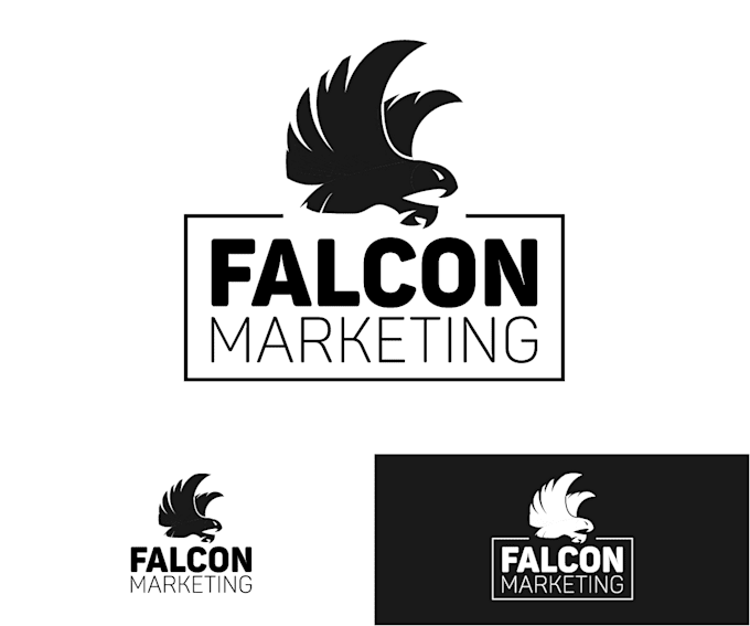 make creative eye catching falcon logo design in 24 hours