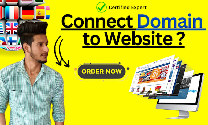 connect domain to website, shopify, wix ect