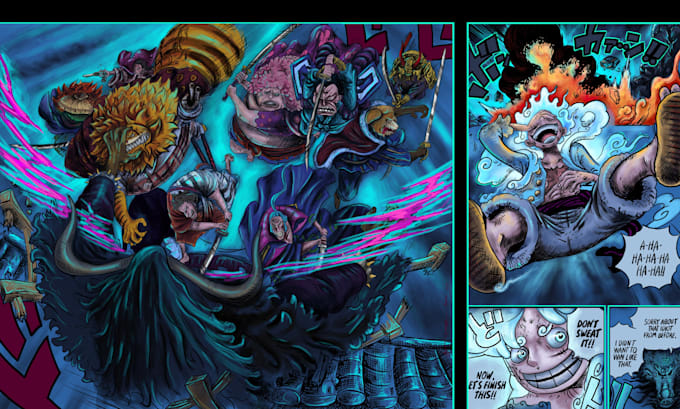 color manga, comic, anime or ilustration