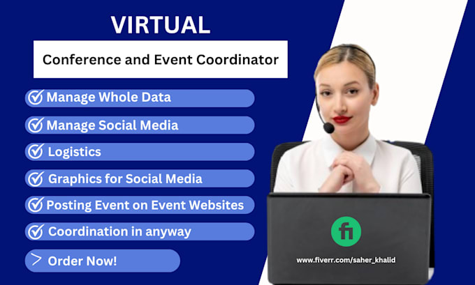 be your virtual conference or event coordinator