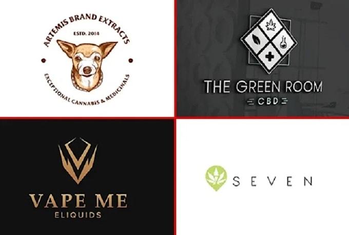 make a vape business logo design with source file
