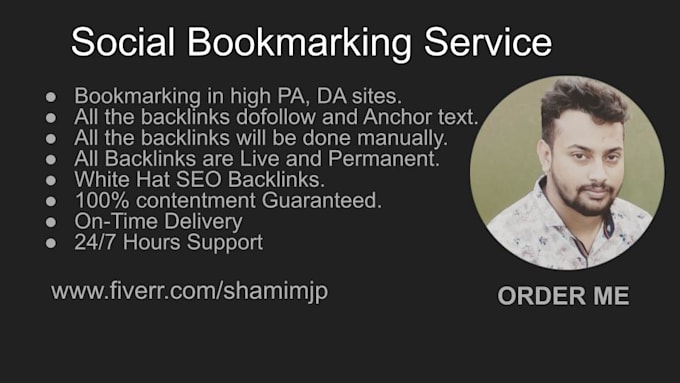 do social bookmarking backlinks with high da pa sites