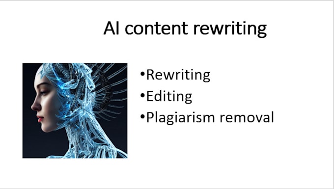 do ai content editing rewriting and plagiarism removal