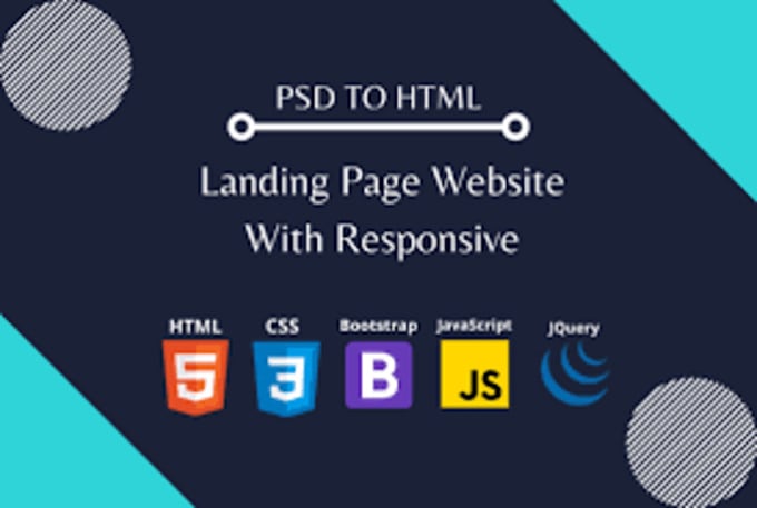 Make responsive website design using html,css,bootstrap by Sheraz ...