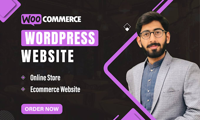 design wordpress woocommerce website, product, cart, checkout, thank you pages