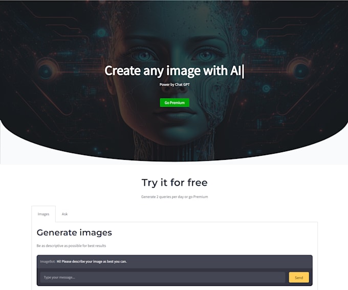 build chat gpt ai membership website for passive income