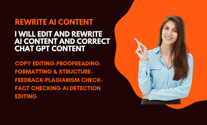 edit and rewrite ai content and correct chat gpt content