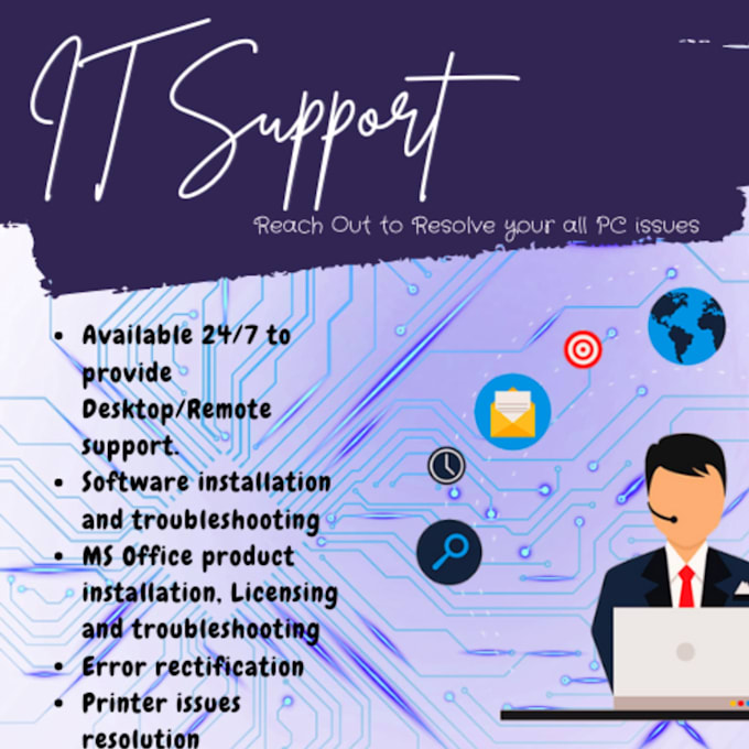Fix your computer related problems, by Technicalit01 Fiverr