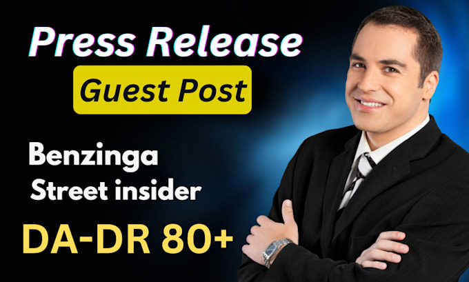 publish press release guest post on high da PR sites with do follow backlinks