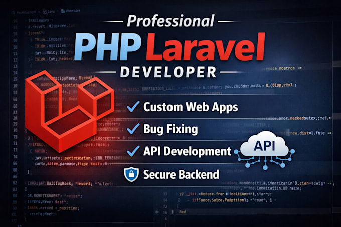 develop or fix PHP laravel website
