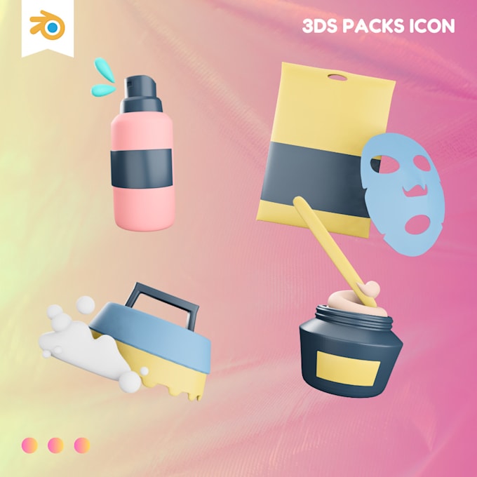 create custom 3d icon for your website or apps