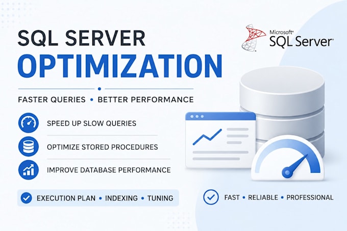 high speed sql query and stored procedure optimization
