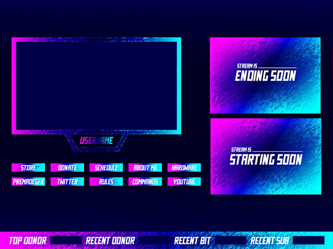 Setup your stream layout for obs or streamlabs by Coderpradip | Fiverr
