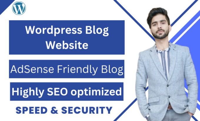 build wordpress blog website, blogging site for google adsense approval