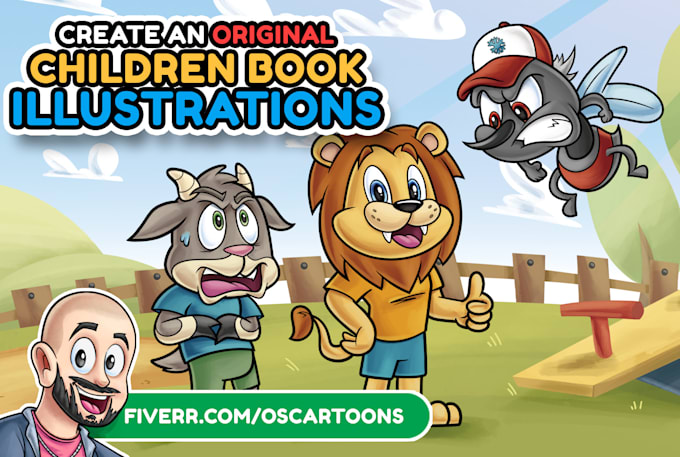 Create an original cartoon children book illustration by Oscartoons ...