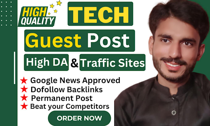 do guest post on pure tech, gaming  blog with high da guest post