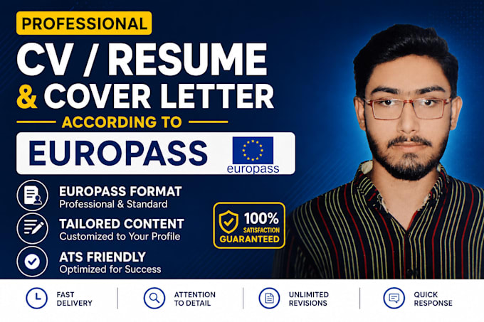professionally write europass CV, resume and cover letter