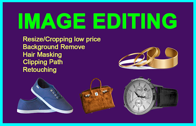 do image edit, photoshop editing and background remove service
