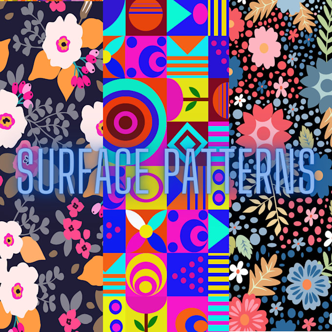create or recreate surface pattern designs