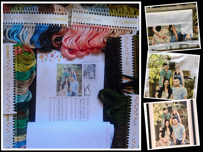 designing and stitching cross stich for you