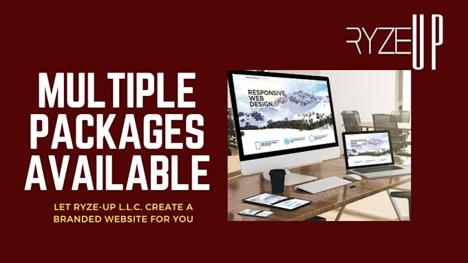 set up an optimized and responsive branded website for you