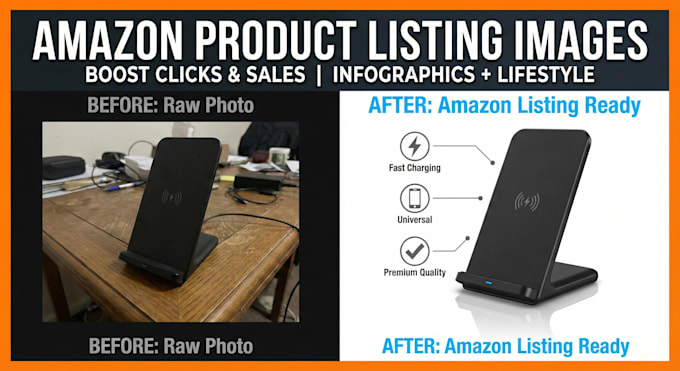 design amazon product listing images