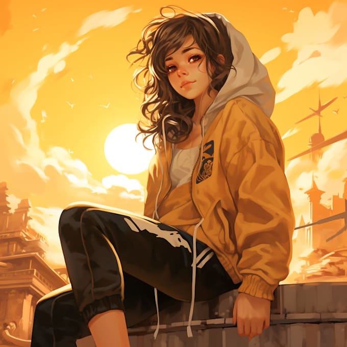 create a custom anime portrait