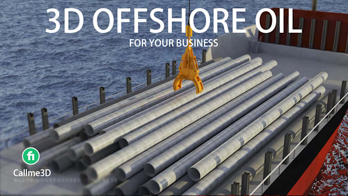 create 3d offshore and subsea industrial animation