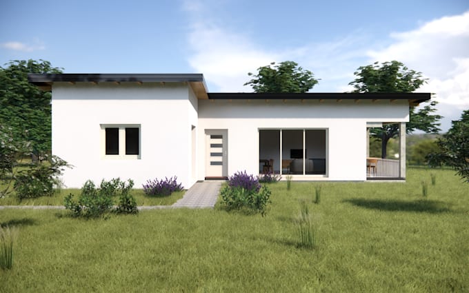 Do architectural floor plan, section drawings and 3d model basic render ...